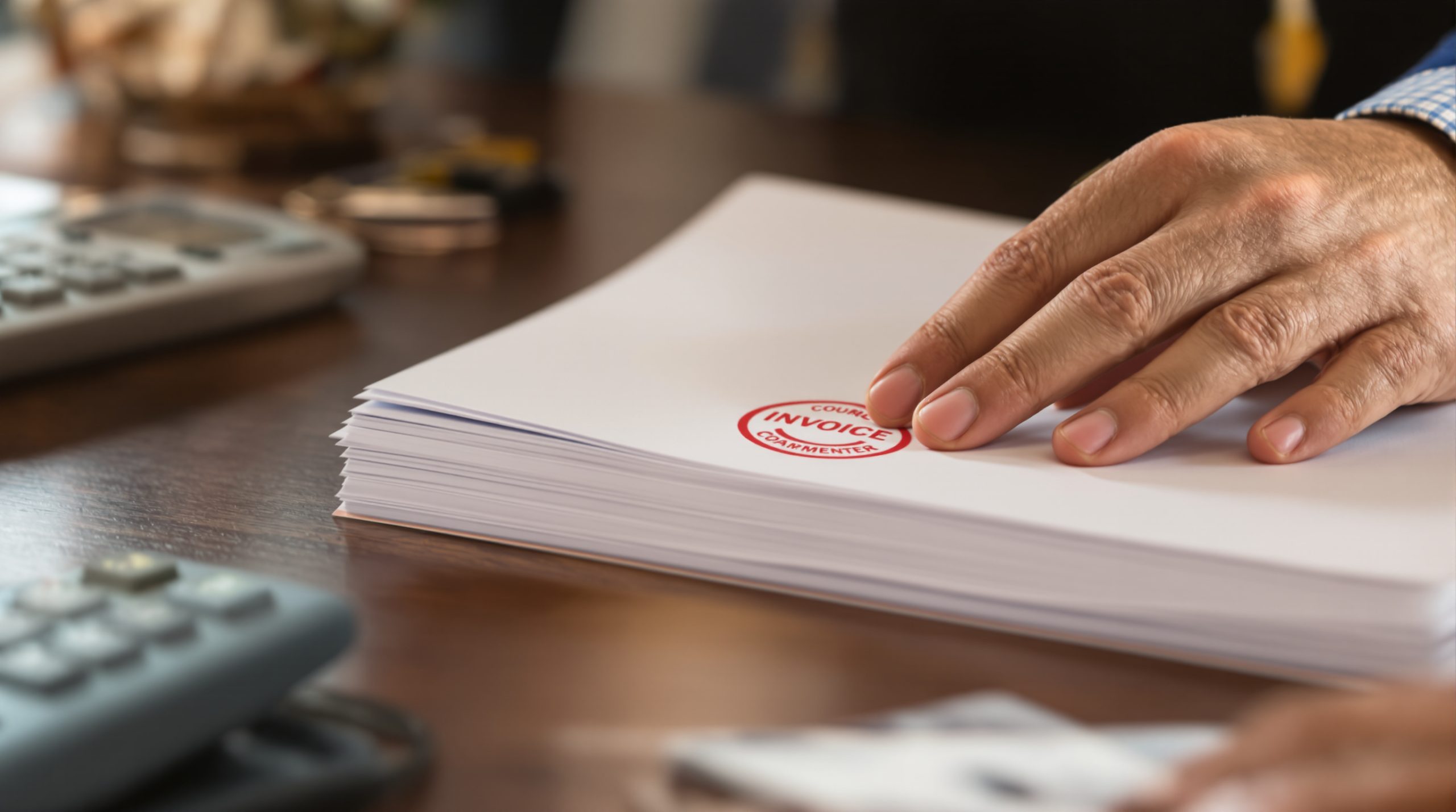 Tracking an invoice record relating to a delayed payment